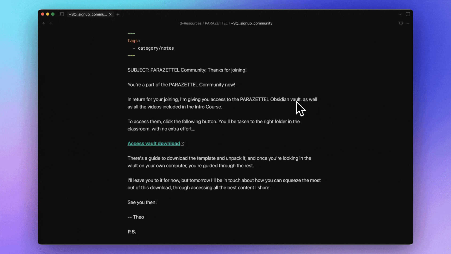 Demo of the /today skill in action