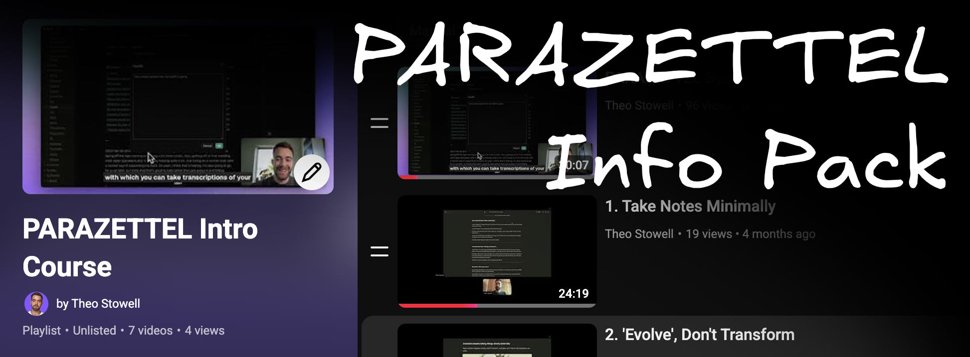 Sign up for the intro info pack